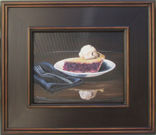 Blueberry Pie a' la Mode