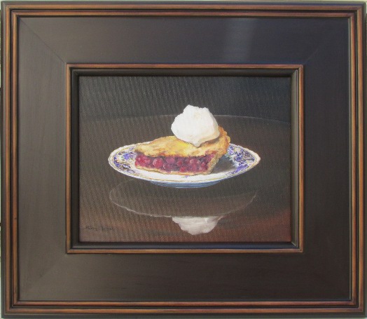 Cherry Pie and Dollop of Whipped Cream